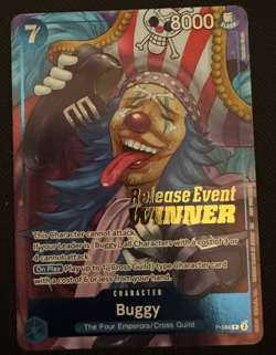 Buggy P-084 Pre Release Event Winner - One Piece TCG Promo - Image 1