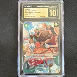 Bandai Urouge OP07-021 Rare SP Ver. Royal Blood ONE PIECE CCG CGC Pristine 10 - Image 1