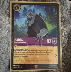 Ravensburger Disney Lorcana Hades - Looking for a Deal 56/204 Cold Foil EN - Image 1
