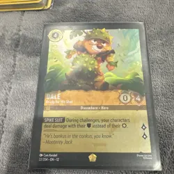 Disney Lorcana Dale - Ready for His Shot Rare Amber Cold Foil 22/204 - Image 1