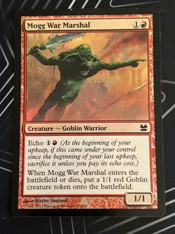 1x Foil Mogg War Marshal (123) Modern Masters MTG Magic the Gathering x1 MKE - Image 1
