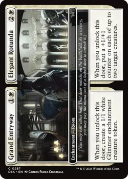 MTG Grand Entryway // Elegant Rotunda Duskmourn Common Enchantment Room NM - Image 2