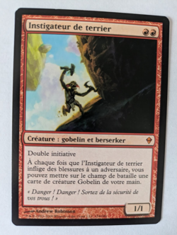 French Warren Instigator Zendikar MTG NM Free shipping with tracking - Image 1