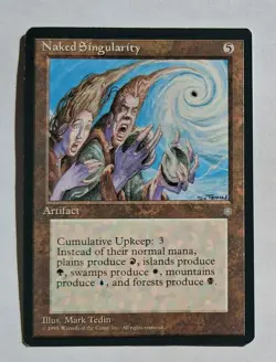 Magic MTG - Naked Singularity - Ice Age - LP - Image 1