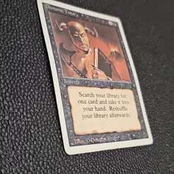 Demonic Tutor Revised Edition Regular Uncommon English Sorcery - Image 3