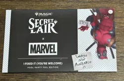Secret Lair x Marvel's Deadpool: I Fixed It You're Welcome Pool Party Foil - NEW - Image 1