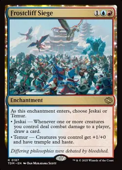 MTG Tarkir Dragonstorm R Frostcliff Siege #0187 - Image 1