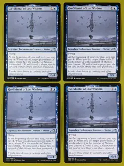Go-Shintai of Lost Wisdom x4 Kamigawa: Neon Dynasty 4x Magic the Gathering MTG - Image 1