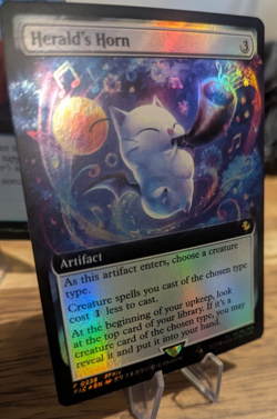 MTG Foil Promo Herald's Horn Rare NM Magic The Gathering - Image 1