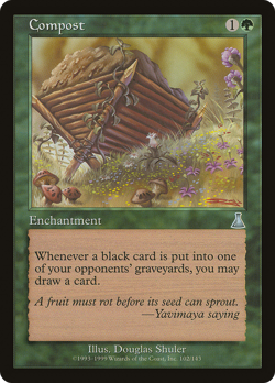 Compost #102 (MP) Urza's Destiny UDS Magic MTG - Image 1