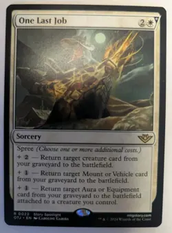 One Last Job Outlaws of Thunder Junction - MTG RARE - Image 1