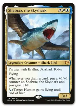 Shabraz, the Skyshark #14 (NM) Commander 2020 C20 Magic MTG - Image 1