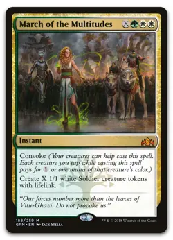 March of the Multitudes #188 (NM) Guilds of Ravnica GRN Magic MTG - Image 1