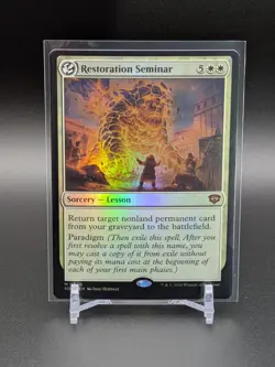 RESTORATION SEMINAR 30 - Magic: The Gathering Mythic Foil NM - - Image 1