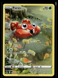 Pokemon TCG Crown Zenith: Galarian Gallery #GG32/GG70 Paras - Image 1