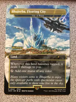 City of Brass Store Championship Promo Non-foil MTG Final Fantasy - Image 1