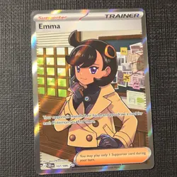 Nintendo Emma 107/086 Crimson Invasion Secret Rare Full Art Holo Eng - Image 1
