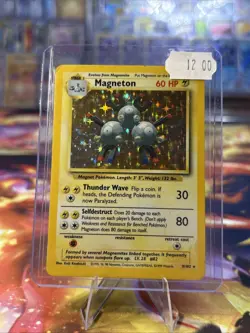 Magneton Base Set Holo 9/102 Pokemon✨🔥SHIPS FAST💨RARE VINTAGE📈 +FREE GIFT🎁HP - Image 1