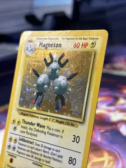 Magneton Base Set Holo 9/102 Pokemon✨🔥SHIPS FAST💨RARE VINTAGE📈 +FREE GIFT🎁HP - Image 5