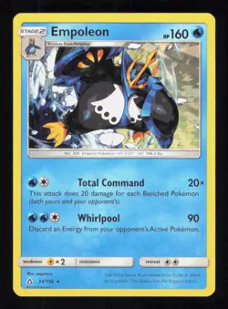Empoleon (Cracked Ice Holo) 34/156 Holo Deck Exclusives Pokemon Near Mint - Image 1