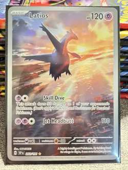 Latios Illustration Rare Full Art Holo 203/191 120 HP English Pokemon TCG - Image 1