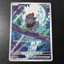 Pokemon Card TCG Zorua White Flare Illustration Rare Holo Card 142/086 NM - Image 1