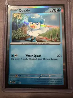 Quaxly Holo Pokemon TCG Card 003/015 McDonald's Promos 2023 - Image 1