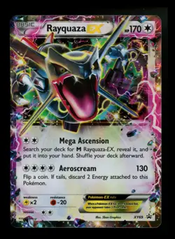Rayquaza EX XY69 Black Star Promo 2015 SHINY Holo Rare Pokemon Card TCG - Image 1