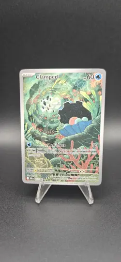 Pokemon TCG Clamperl 195/182 Sv10: Destined Rivals Full Art Illustration Rare - Image 1