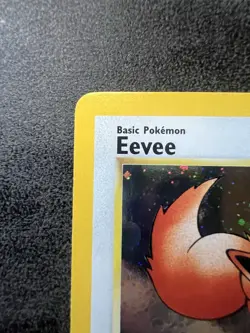 Eevee Promo 11 NM Vintage Holo Pokemon Card Black Star Promo NM Swirl - Image 4