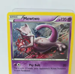 Mewtwo XY101 Holo Black Star Promo XY Pokemon LP - Image 2
