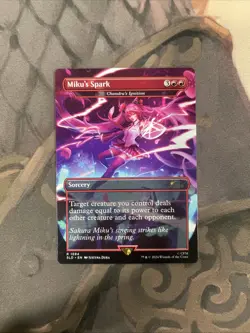 Miku's Spark (Chandra's Ignition) English Non-Foil MTG Secret Lair Hastune Miku - Image 1