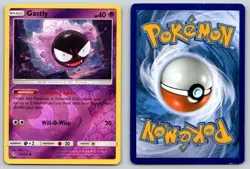 GASTLY 67/214 C UNBROKEN BONDS POKEMON REVERSE HOLO MP CHIBI - Image 3