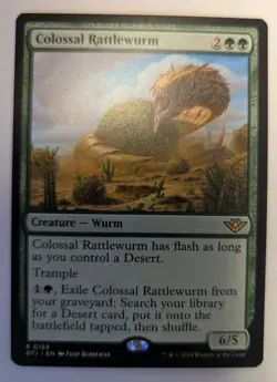 Colossal Rattlewurm Outlaws of Thunder Junction - MTG RARE - Image 1