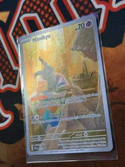 Pokemon Mimikyu Promo SVP 075 Paldean Fates Illustration Rare Black Star NM+ - Image 3