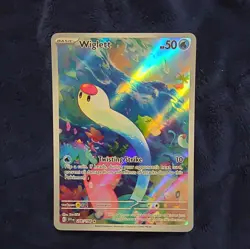 Pokemon SV01: Scarlet & Violet Base Set Wiglett 206/198 Illustration Rare NM - Image 1