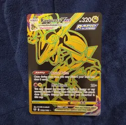 Pokemon Rayquaza VMAX Secret Rare Silver Tempest Trainer Gallery TG29/TG30 NM - Image 1