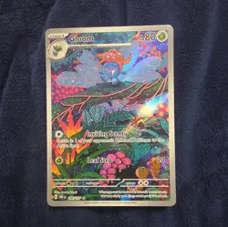 Pokemon TCG Gloom Holo Card Sv03: Obsidian Flames 198/197 NM Condition - Image 1