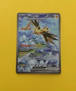 Zapdos EX 151 202/165 SV: Scarlet & Violet Holo Pokemon Card - Image 1