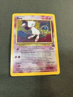 Mew Holographic Promo Pokemon Card - Image 1