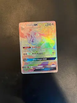 Pokemon Card Silvally GX 262/236 Cosmic Eclipse Hyper Rare Rainbow Holo NM - Image 1