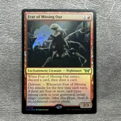 Fear of Missing Out - Duskmourn House of Horror (DSK) #136 NM Foil MTG - Image 1