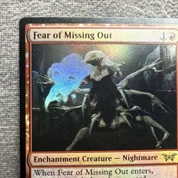 Fear of Missing Out - Duskmourn House of Horror (DSK) #136 NM Foil MTG - Image 2
