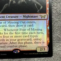 Fear of Missing Out - Duskmourn House of Horror (DSK) #136 NM Foil MTG - Image 5