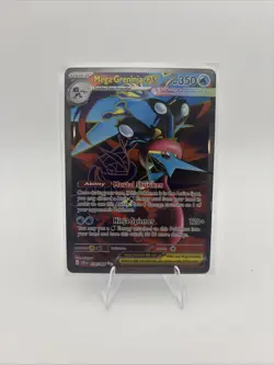 Pokemon TCG Mega Greninja ex 100/086 Me04: Chaos Rising Holo Ultra Rare MINT/NM - Image 1
