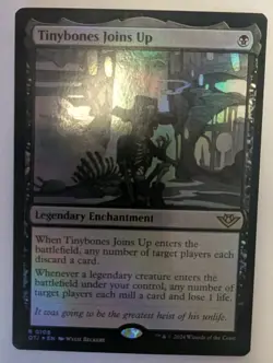 Tinybones Joins Up Outlaws of Thunder Junction Foil - MTG RARE - Image 1