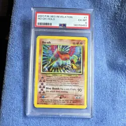 Pokemon Ho-oh Neo Revelation 07/64 Holo Rare Unlimited 2001 PSA 6 - Image 1