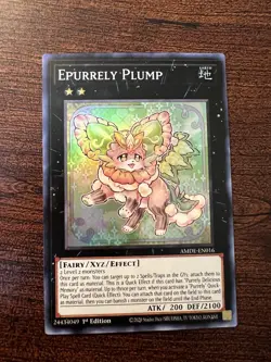 Yu-Gi-Oh! TCG: Epurrely Plump - AMDE-EN016 - Super Rare - NM - Image 1