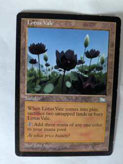Lotus Vale Weatherlight MTG Exc Free shipping with tracking - Image 1