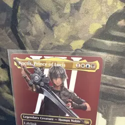 Final Fantasy MTG Noctis Prince Of Lucis Borderless - Image 4
